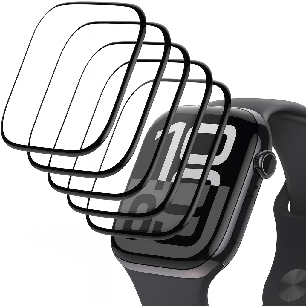Lot 5 Verres Trempé Apple Watch